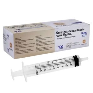 SERINGA HIPODÉRMICA 10 ML SEM AGULHA SLIP C/100 - DESCARPACK